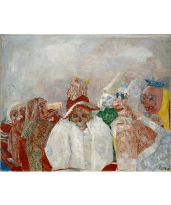 James Ensor, Den Tod verspottende Masken (Masken begegnen dem Tod)