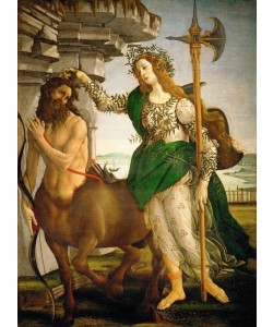 Sandro Botticelli, Minerva bändigt den Kentauren