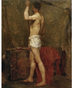 James Ensor, Etude, Homme vue de dos