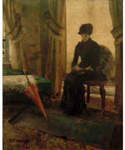 James Ensor, La Dame sombre