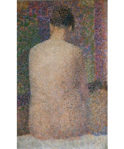 Georges Seurat, Poseuse assise, vue de dos