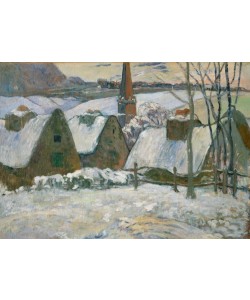 Paul Gauguin, Village breton sous la neige