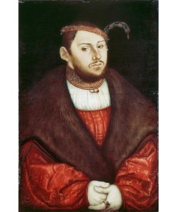 Lucas Cranach der Ältere, Bildnis Johann Friedrichs des Großmütigen als Bräutigam