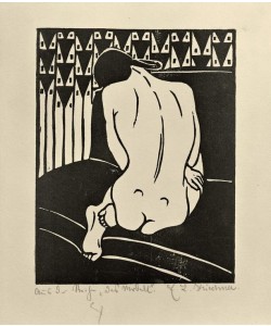 Ernst Ludwig Kirchner, Kauernder Akt, vom Rücken gesehen