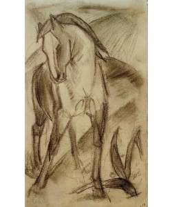 Franz Marc, Junges Pferd in Berglandschaft