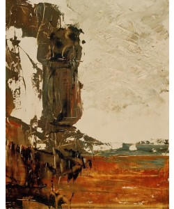Gustave Moreau, Esquisse de paysage (?)