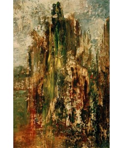Gustave Moreau, Paysage. Ebauche (au Sphinx)