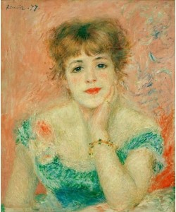 Pierre-Auguste Renoir, Bildnis der Schauspielerin Jeanne Samary