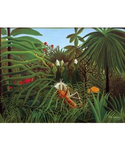 Henri Rousseau, Cheval attaqué par un jaguar