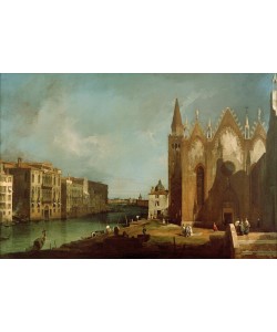 Giovanni Antonio Canaletto, Il Canal Grande da Santa Maria della Carità, verso il Bacin
