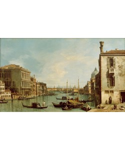 Giovanni Antonio Canaletto, Il Canal Grande dal Campo San Vio, verso il Bacino di SanMa