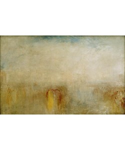 JOSEPH MALLORD WILLIAM TURNER, Venetian Festival: View over the Bacino, with the Dogana on