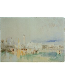 JOSEPH MALLORD WILLIAM TURNER, The Dogana, Campanile of San Marco and the Doge’s Palace