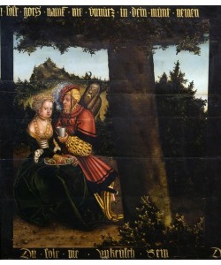 Lucas Cranach der Ältere, Das 6. Gebot: Du sollst nicht ehebrechen