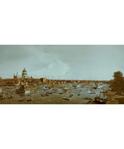 Giovanni Antonio Canaletto, London, Themse mit Blick auf die Stadt und St. Paul’s Cathe