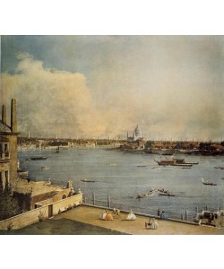 Giovanni Antonio Canaletto, Ansicht der Stadt London von der Terrasse des Richmond House aus