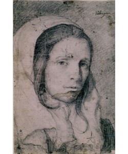 Diego Rodriguez de Silva y Velasquez, Drawing of a woman’s face