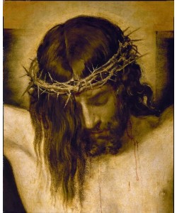 Diego Rodriguez de Silva y Velasquez, Crucified Christ (detail of the head)