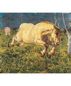 Giovanni Segantini, Horse at Gallop