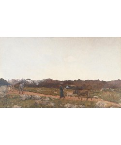 Giovanni Segantini, Alpine Triptych: Nature