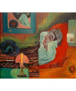 Ernst Ludwig Kirchner, Kranker in der Nacht (Der Kranke)