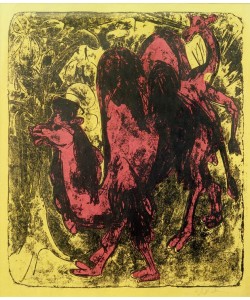 Ernst Ludwig Kirchner, Kamel und Dromedar