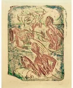 Ernst Ludwig Kirchner, Spritzende Badende