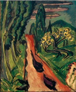 Ernst Ludwig Kirchner, Autostraße im Taunus