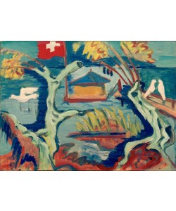 Ernst Ludwig Kirchner, Fischerhütte am Bodensee