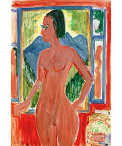 Ernst Ludwig Kirchner, Nacktes Frau am Fenster