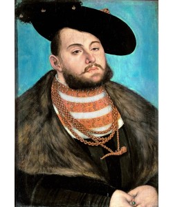 Lucas Cranach der Ältere, Bildnis Johann Friedrich der Großmütige als Kurprinz