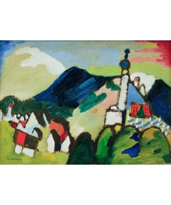 Wassily Kandinsky, Studie für Murnau mit Kirche II