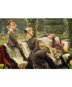 James Tissot (Jacques-Joseph), Le Banc de Jardin