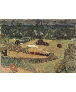 Pierre Bonnard, Landschaft mit Güterzug