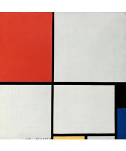 Piet Mondrian, Komposition in Rot, Gelb und Blau