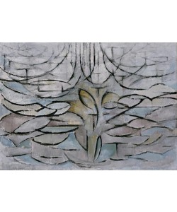 Piet Mondrian, Blühender Apfelbaum