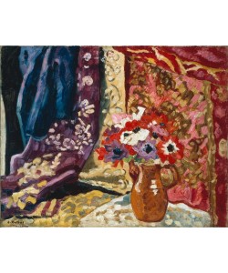 Louis Valtat, Anemones et draperies