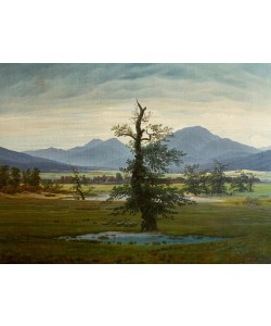 Caspar David Friedrich, Dorflandschaft bei Morgenbeleuchtung