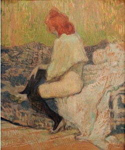 Henri de Toulouse-Lautrec, Femme rousse, Justine Dieuhl