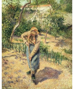 Camille Pissarro, Bäuerin bei der Gartenarbeit
