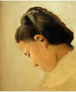 Georges Seurat, Tête de jeune fille (Kopf eines jungen Mädchens)