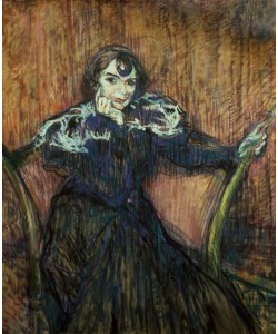 Henri de Toulouse-Lautrec, Die Schauspielerin Berthe Bady