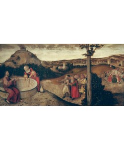 Lucas Cranach der Ältere, Christus und die Samariterin am Jakobsbrunnen