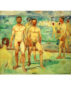 Edvard Munch, Männer am Strand