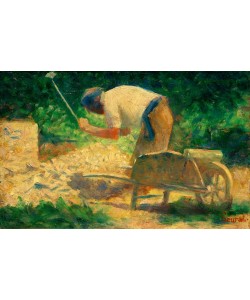 Georges Seurat, Casseur de pierres à la brouette, Le Raincy (Steinklopfer)
