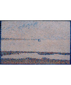 Georges Seurat, La Plage, une barque à Gravelines (Strand bei Gravelines)