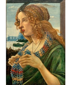 Sandro Botticelli, Allegorisches Bildnis einer Frau (Simonetta Vespucci?)