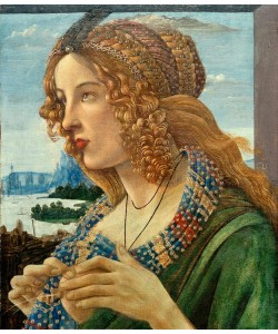 Sandro Botticelli, Allegorisches Bildnis einer Frau (Simonetta Vespucci?)