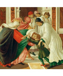 Sandro Botticelli, Leben u. Wundertaten d. hl. Zenobius (Totenerweckung)