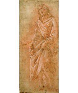 Sandro Botticelli, Johannes der Täufer mit Spruchband